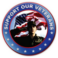 Support Our Veterans Button